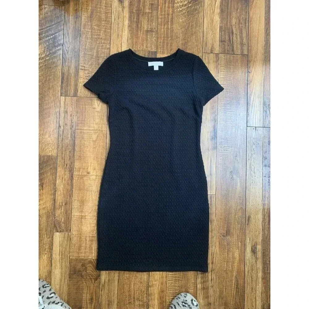 NWOT Michael Kors Black Knit Dress XS